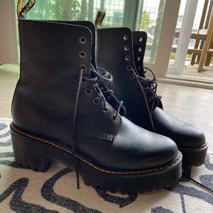 Heeled Leather Dr. Martens - Size 8
